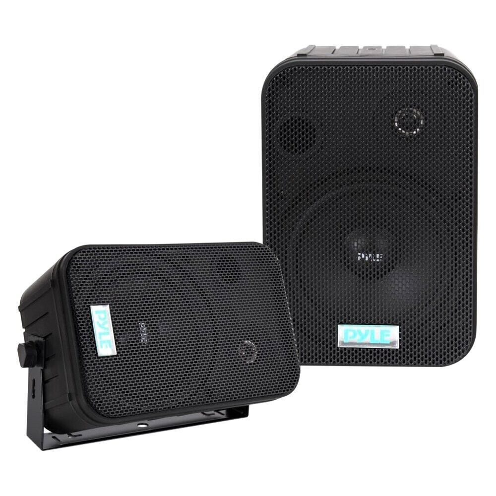 Pyle PDWR50W Main / Stereo Speakers - BLACK (SEE PHOTOS)